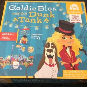 Goldie Blox Dunk Tank Toy - Blue and Yellow